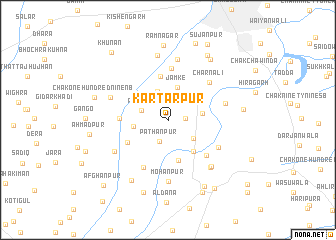 map of Kartārpur