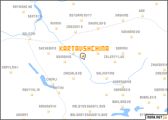 map of Kartavshchina