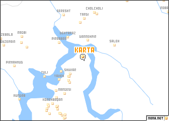 map of Kārtā