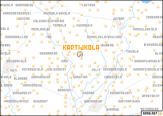 map of Kartīj Kolā