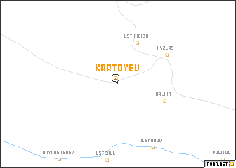 map of Kartoyev