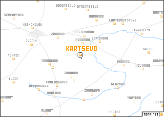 map of Kartsevo