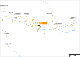 map of Kartvani