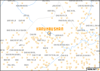 map of Karumb Usmān