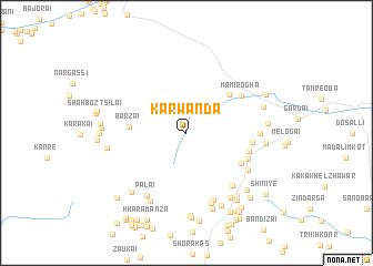 map of Karwanda