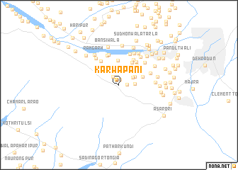 map of Karwāpāni