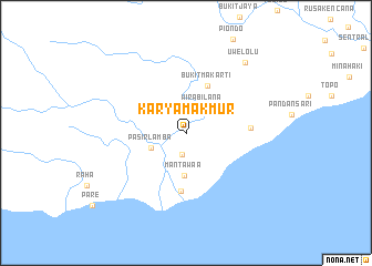 map of Karyamakmur