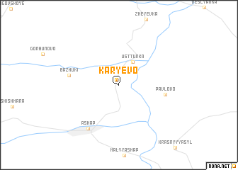map of Kar\