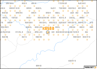 map of Kasaa