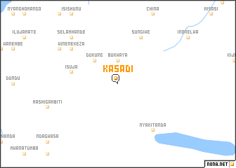 map of Kasadi