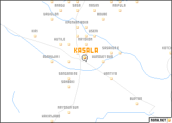 map of Kasala