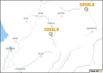 map of Kasala