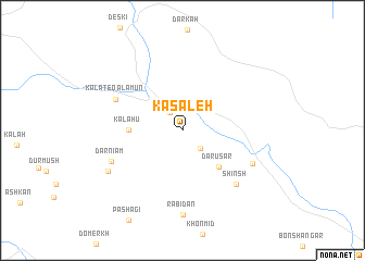 map of Kasāleh