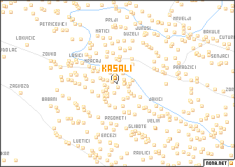 map of Kasali