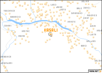 map of Kasali