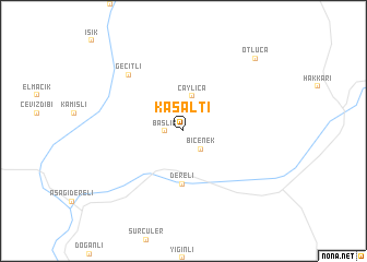 map of Kaşaltı