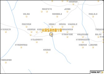 map of Kasambya