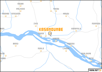 map of Kasamoumbé