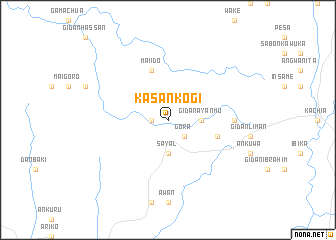 map of Kasan Kogi