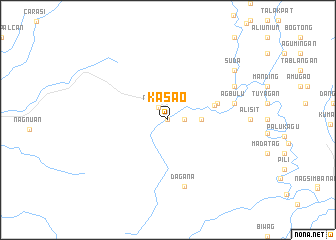 map of Kasao