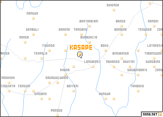 map of Kasape