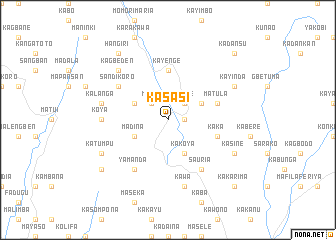 map of Kasasi