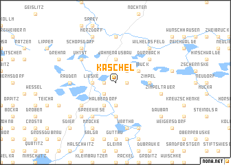 map of Kaschel