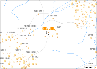 map of Kasdal