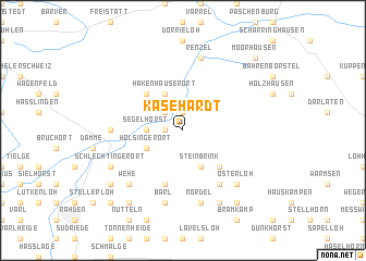 map of Käsehardt