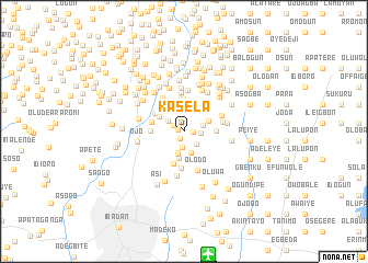 map of Kasela