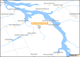map of Kasenovka