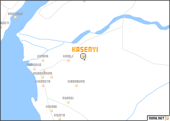 map of Kasenyi
