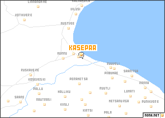 map of Kasepää