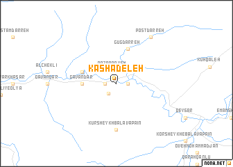 map of Kashadeleh
