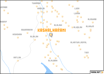 map of Kash al Harami