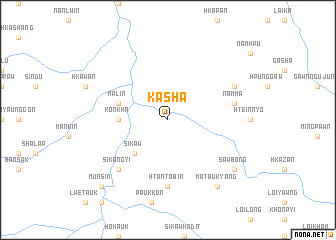 map of Kasha