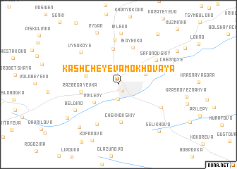 map of Kashcheyeva Mokhovaya