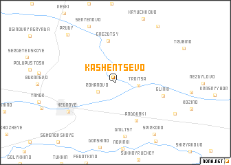 map of Kashentsevo