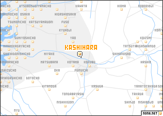 map of Kashihara