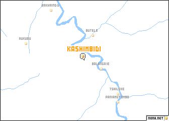 map of Kashimbidi