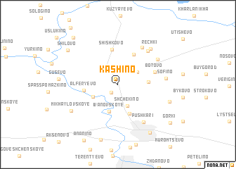 map of Kashino