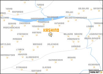 map of Kashino