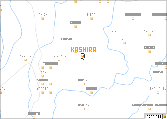 map of Kashira