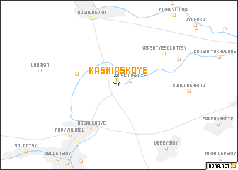 map of Kashirskoye