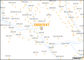 map of Kashisht