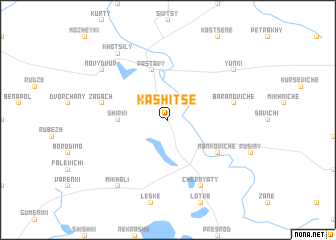 map of Kashitse