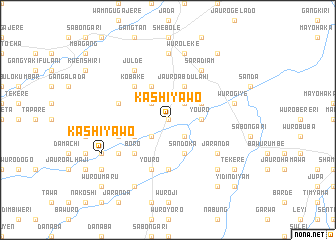 map of Kashi Yawo