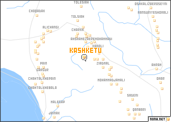 map of Kashk-e Tū