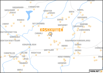 map of Kashkū\