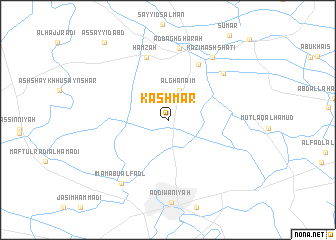 map of Kashmar